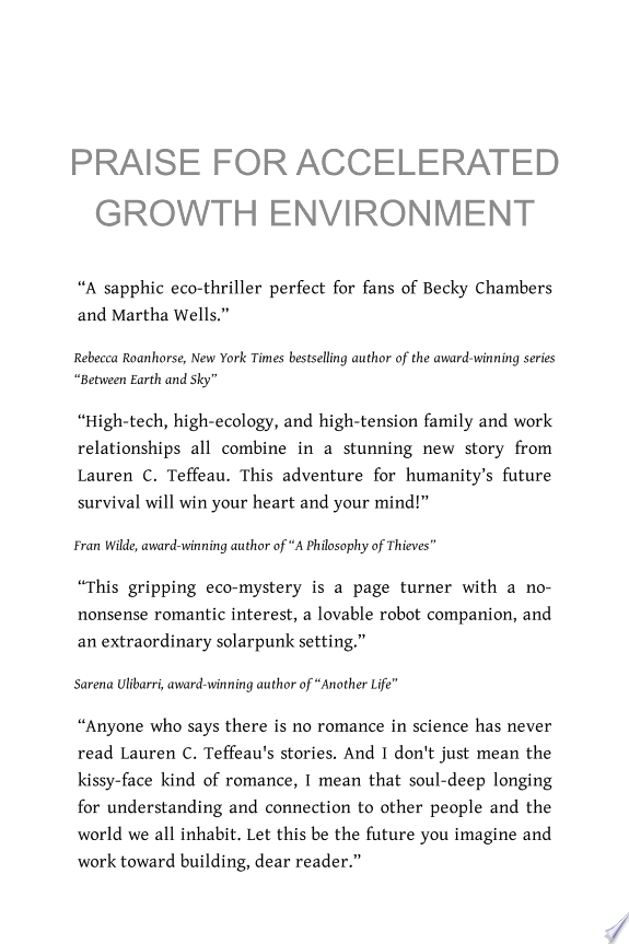 Accelerated Growth Environment