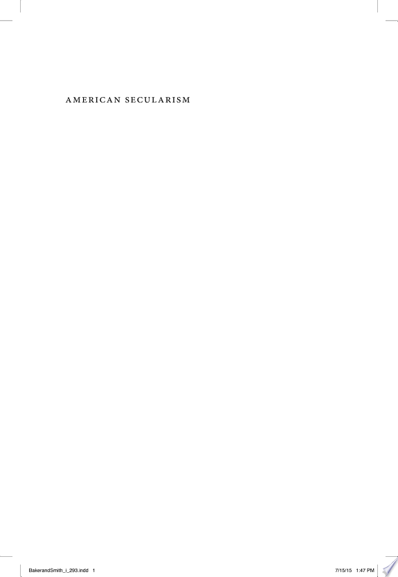 American Secularism