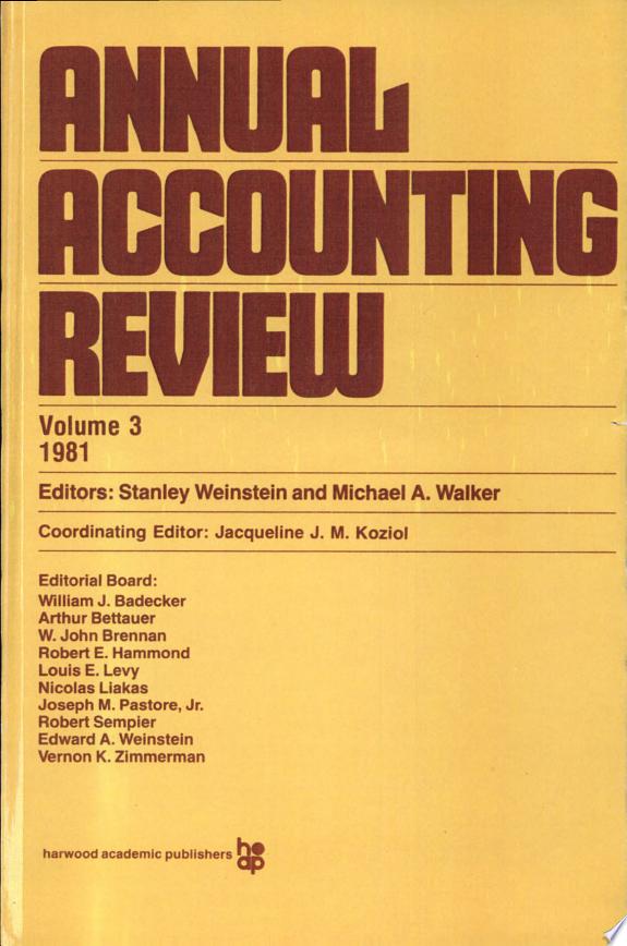 Annual Accounting Review