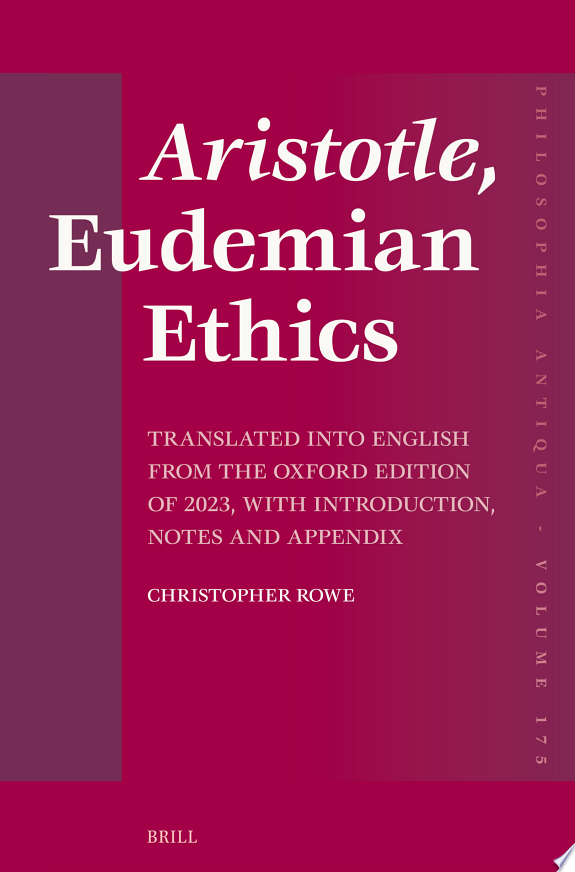Aristotle, Eudemian Ethics