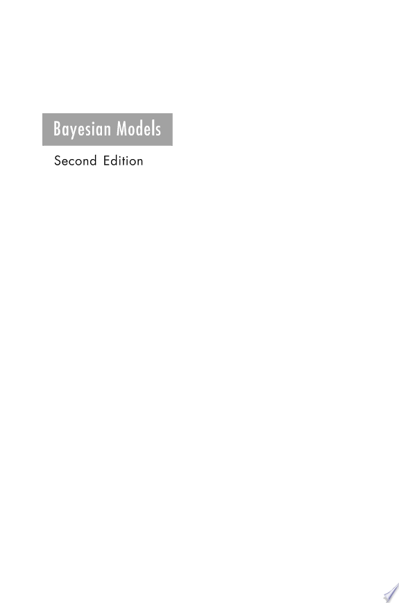 Bayesian Models