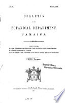 Bulletin of the Botanical Department, Jamaica