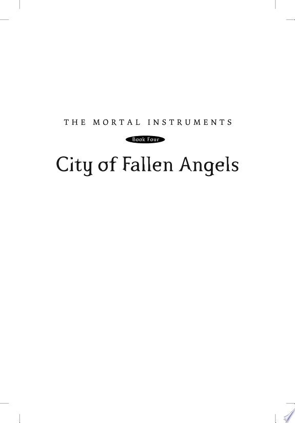 City of Fallen Angels
