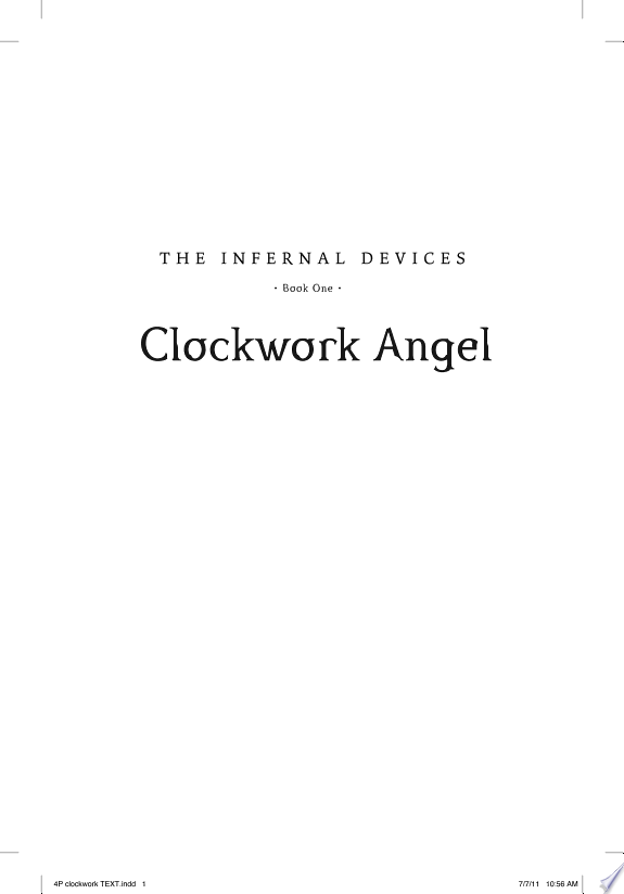 Clockwork Angel