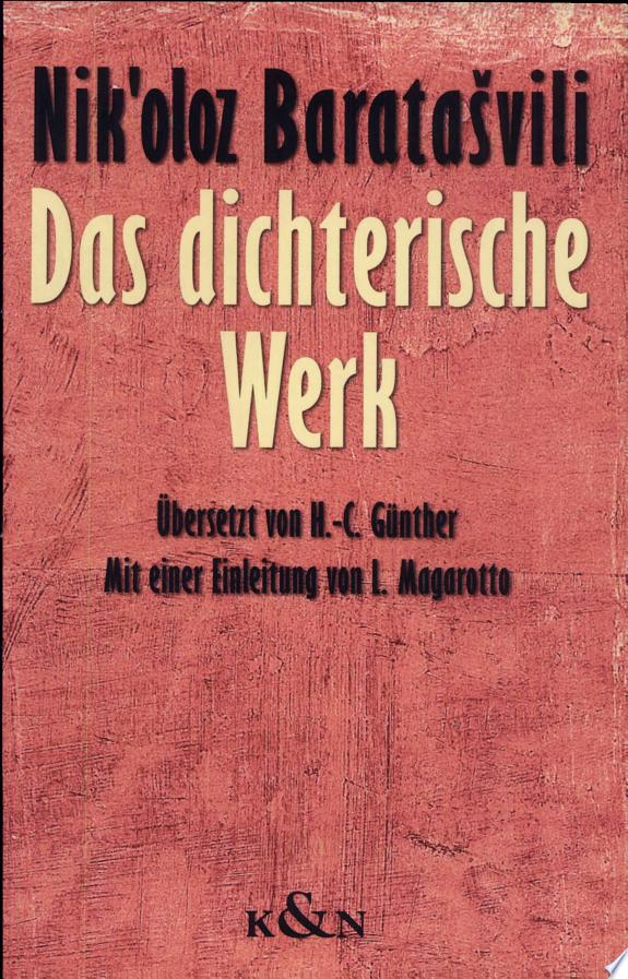 Das dichterische Werk