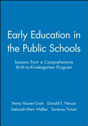 Early Education in the Public Schools