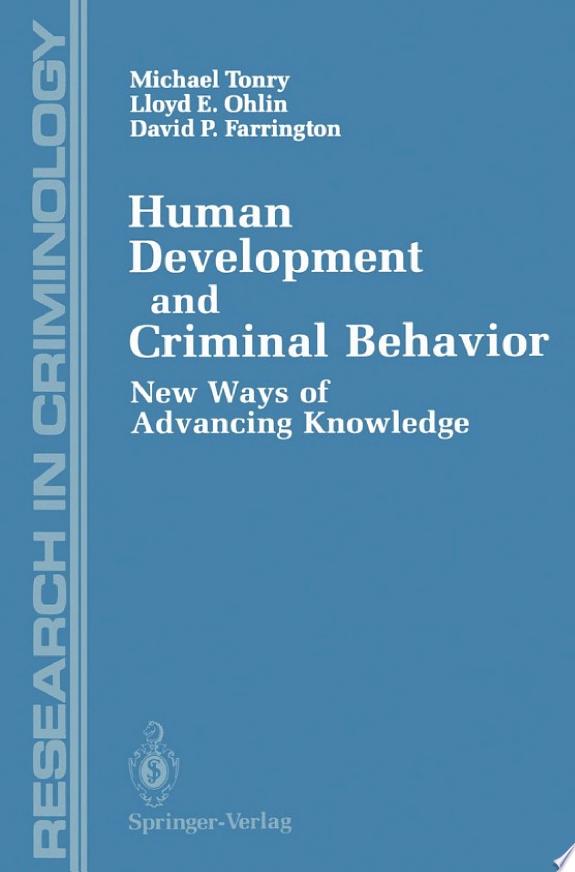 Human Development and Criminal Behavior