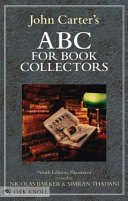 John Carter's ABC for Book Collectors