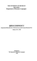 Mihai Eminescu