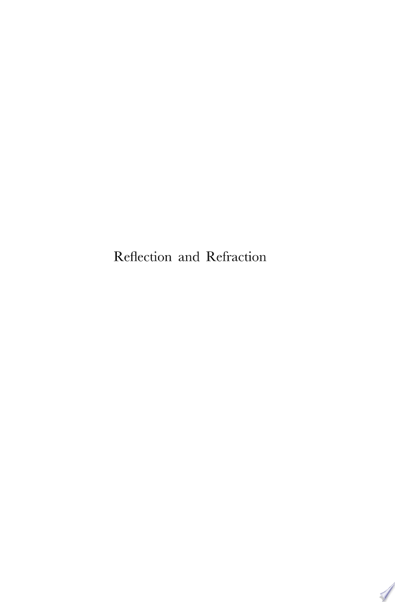 Reflection and Refraction