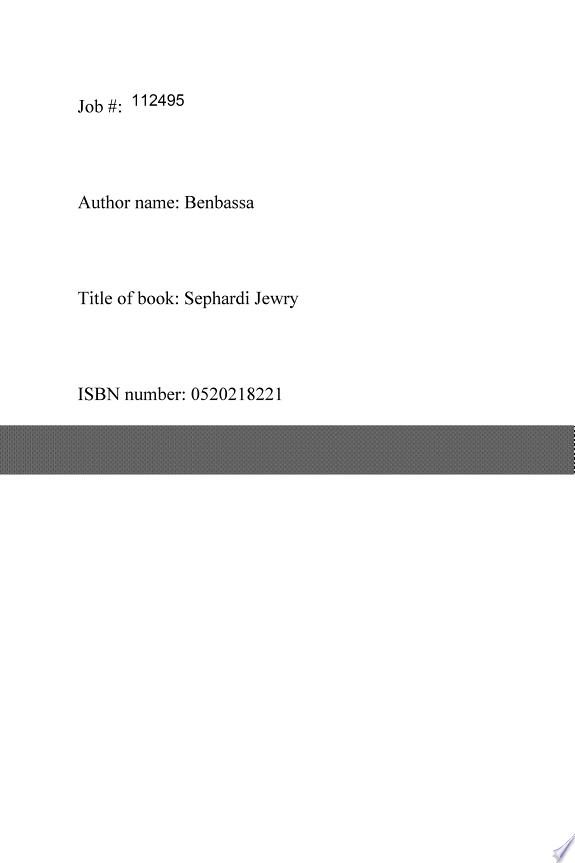 Sephardi Jewry