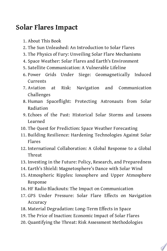 Solar Flares Impact