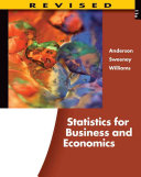 Statistics for Business and Economics, Revised