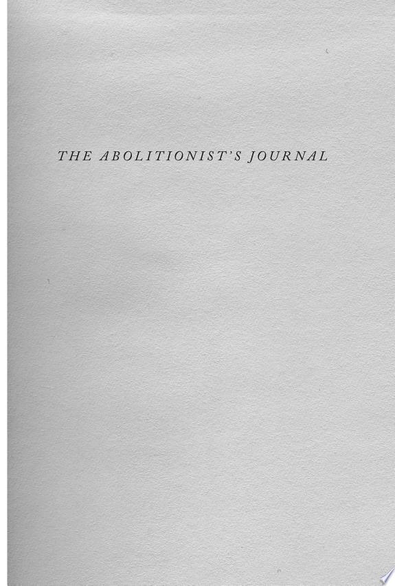 The Abolitionist's Journal