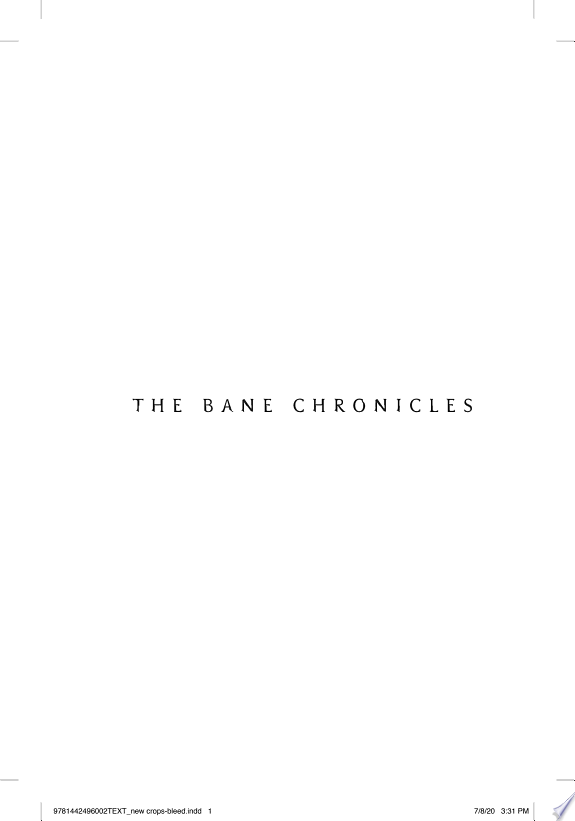 The Bane Chronicles