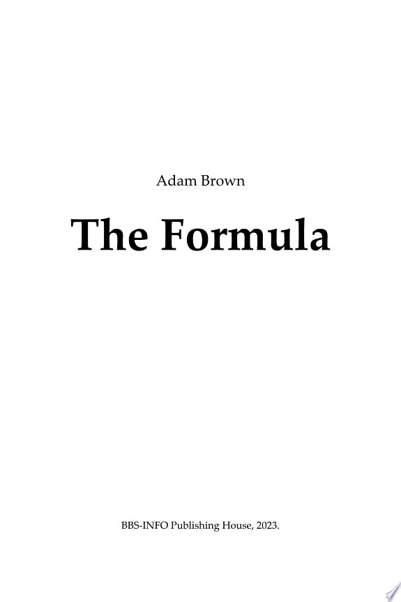 The Formula