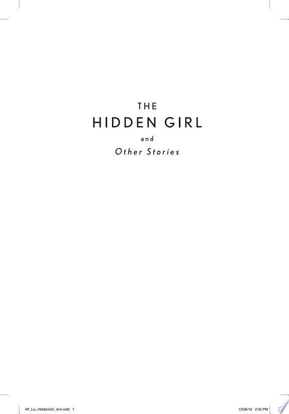The Hidden Girl and Other Stories