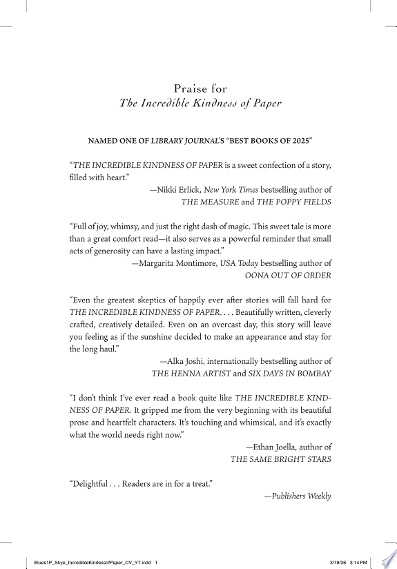 The Incredible Kindness of Paper