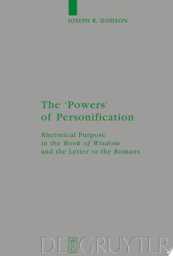 The 'Powers' of Personification