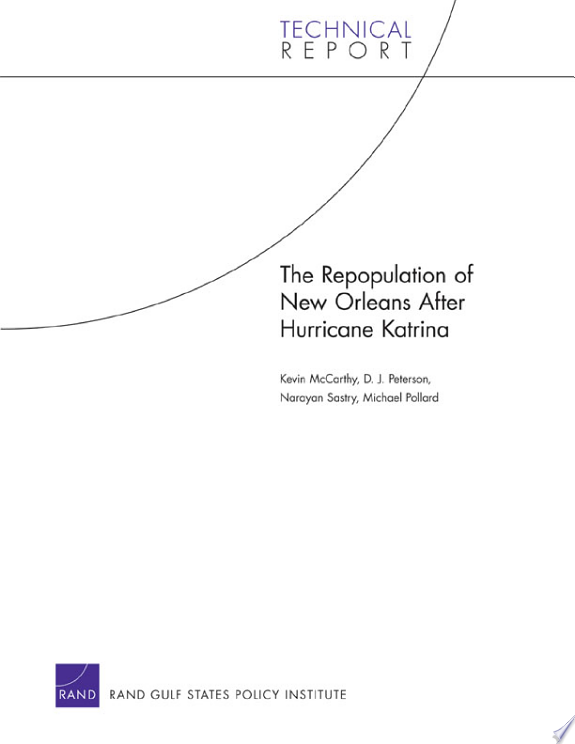 The Repopulation of New Orleans After Hurricane Katrina