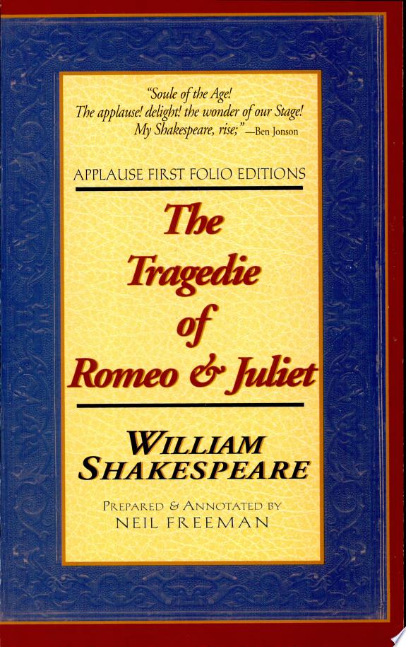 The Tragedie of Romeo and Juliet