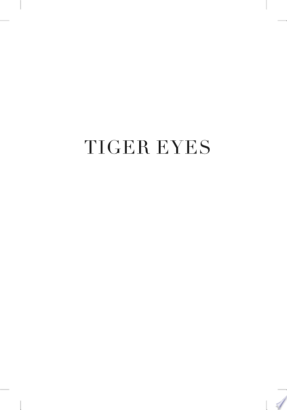 Tiger Eyes