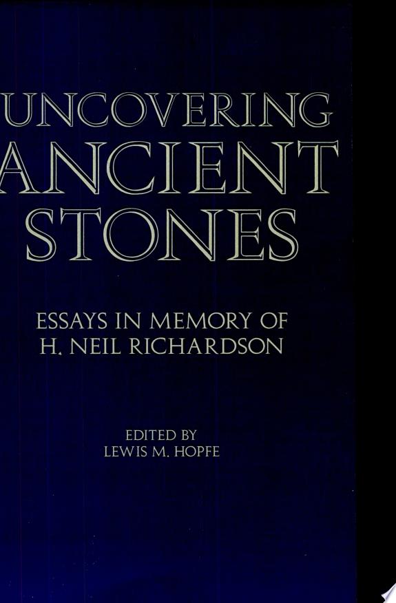 Uncovering Ancient Stones