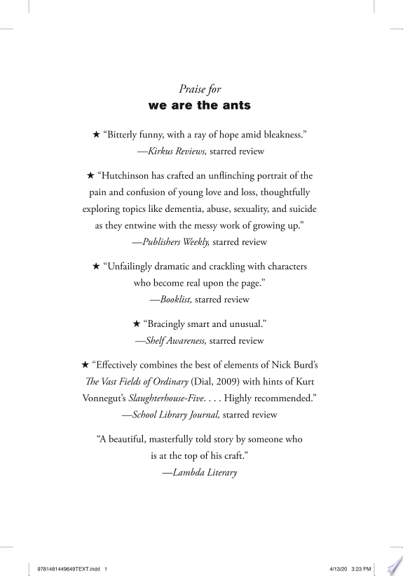 We Are the Ants