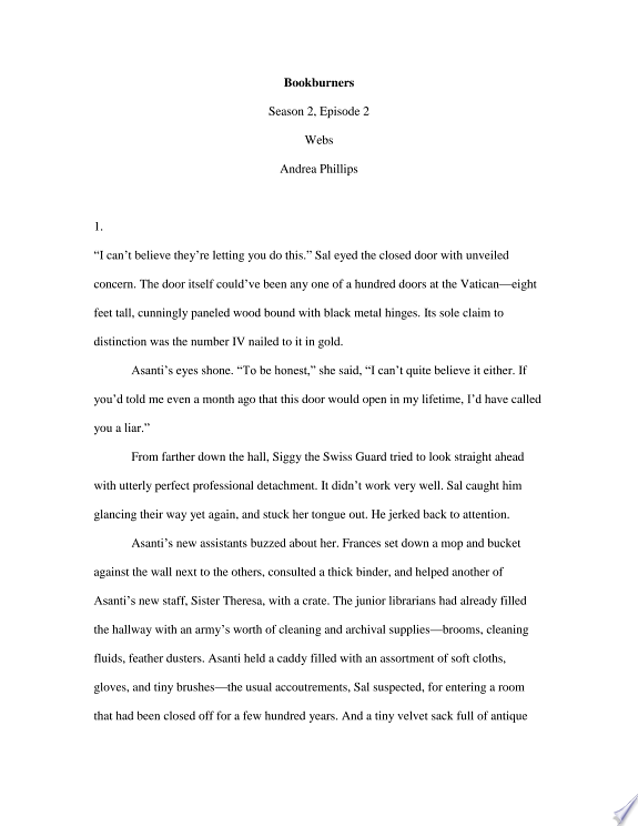 Webs (Bookburners Season 2 Episode 2)