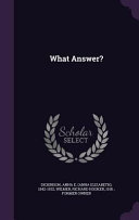 What Answer?