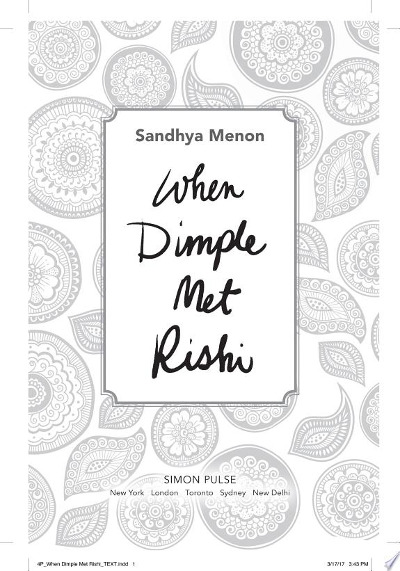When Dimple Met Rishi