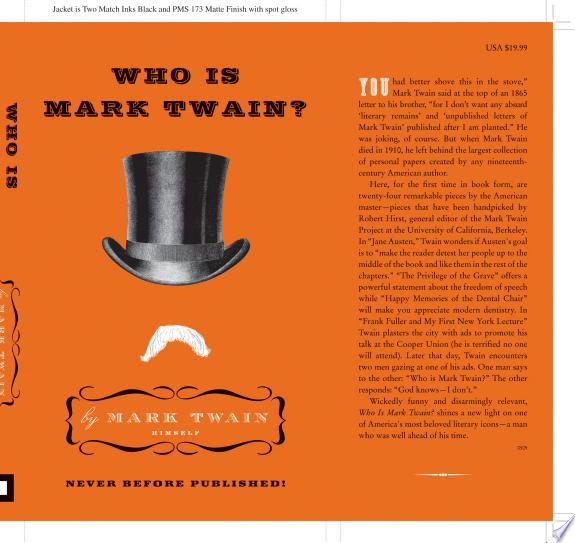 Who Is Mark Twain?