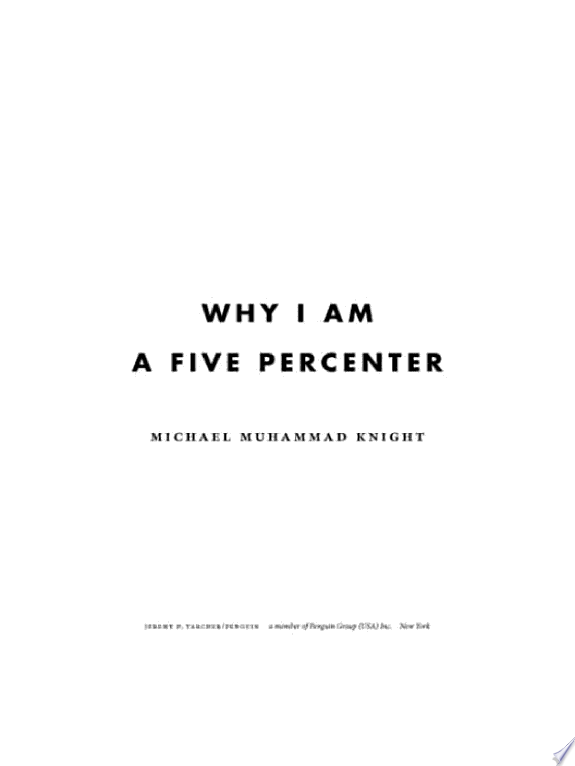 Why I Am a Five Percenter